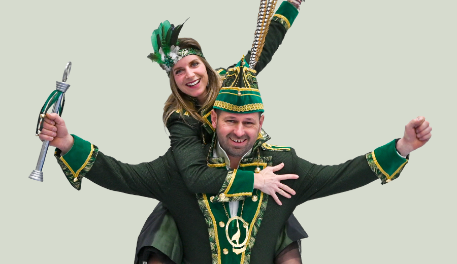 Leon en Ingrid gaan dit jaar voorop als prinsenpaar bij CV De Roesdonkers
