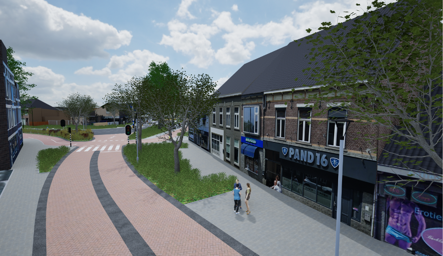 Werkzaamheden aan Valkenswaardse Poort van start: afsluitingen in centrum