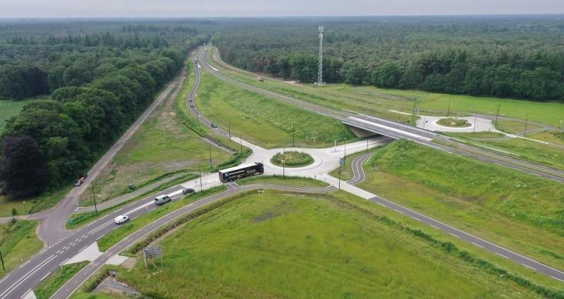 N69 bij Riethoven en Dommelen weekend dicht voor werkzaamheden